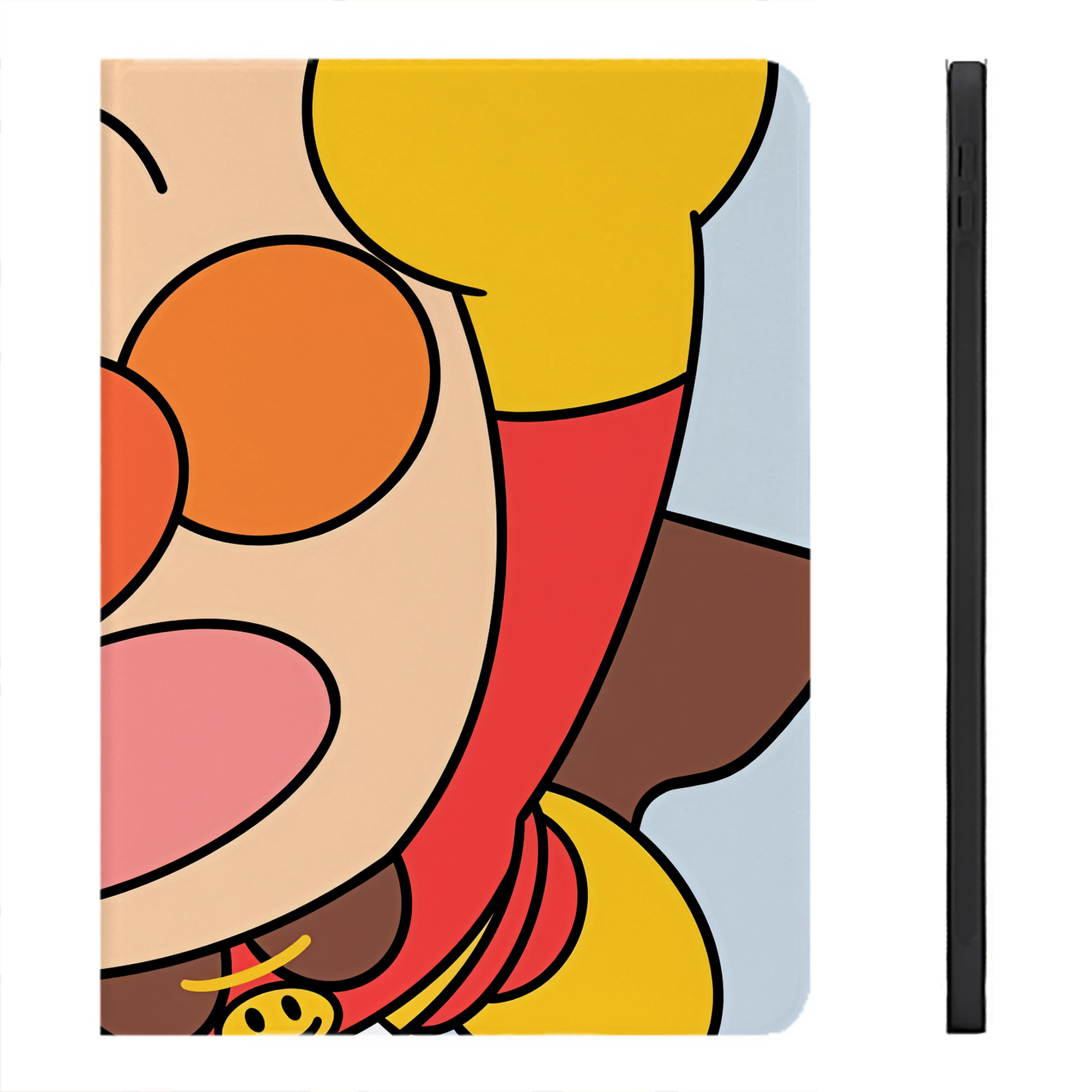 （画像用） アンパンマン Anpanman IPadケース ペンホルダー付き ブックスタイルデザイン